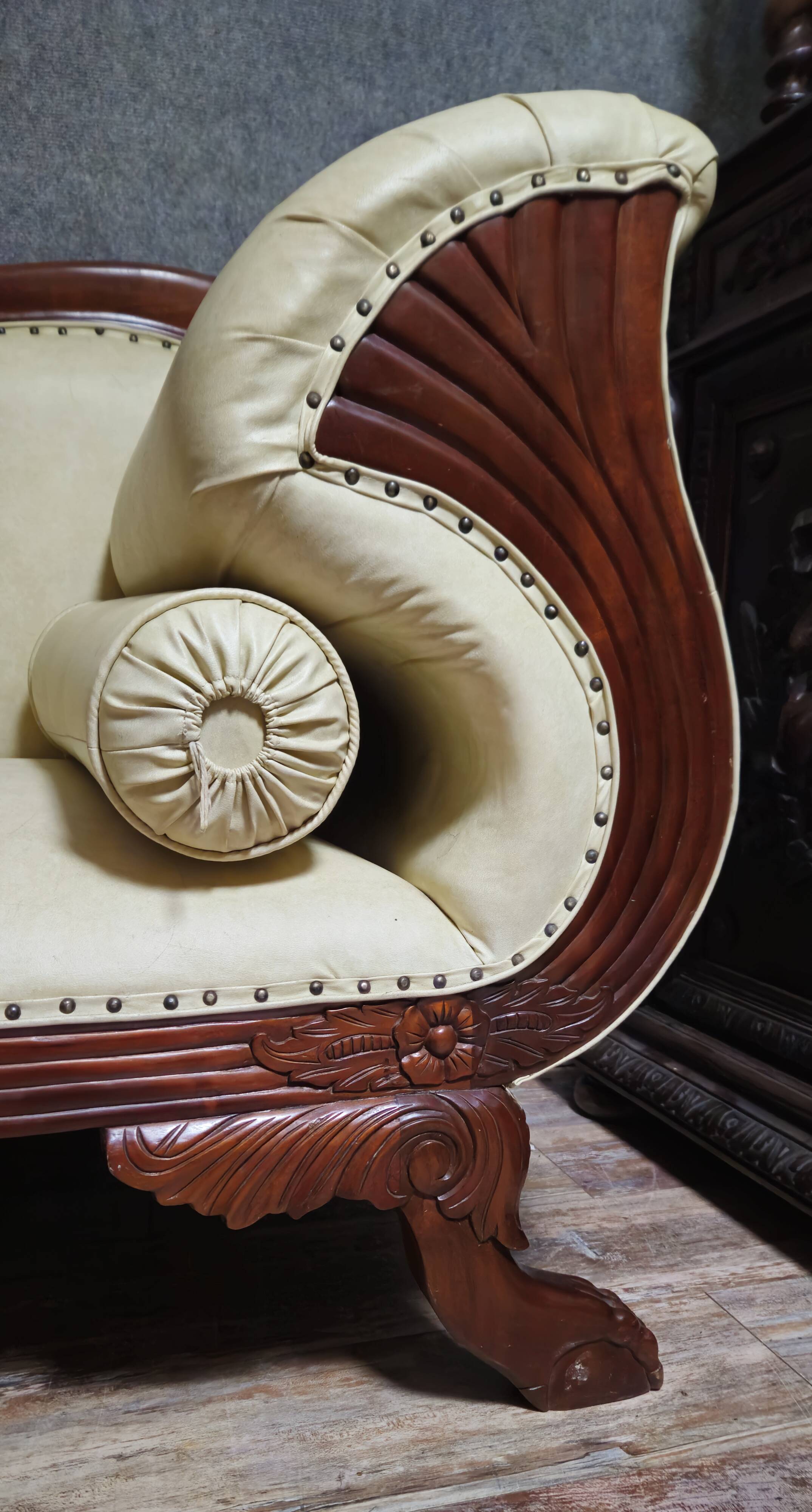 Récamier - Méridienne / antique chaise longue Empire - Charles X – 19th century