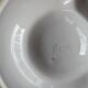 4 barbotine plates with artichoke design by Bordallo