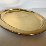 Oval brass tray