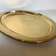 Oval brass tray