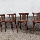 Series of 4 bistro chairs