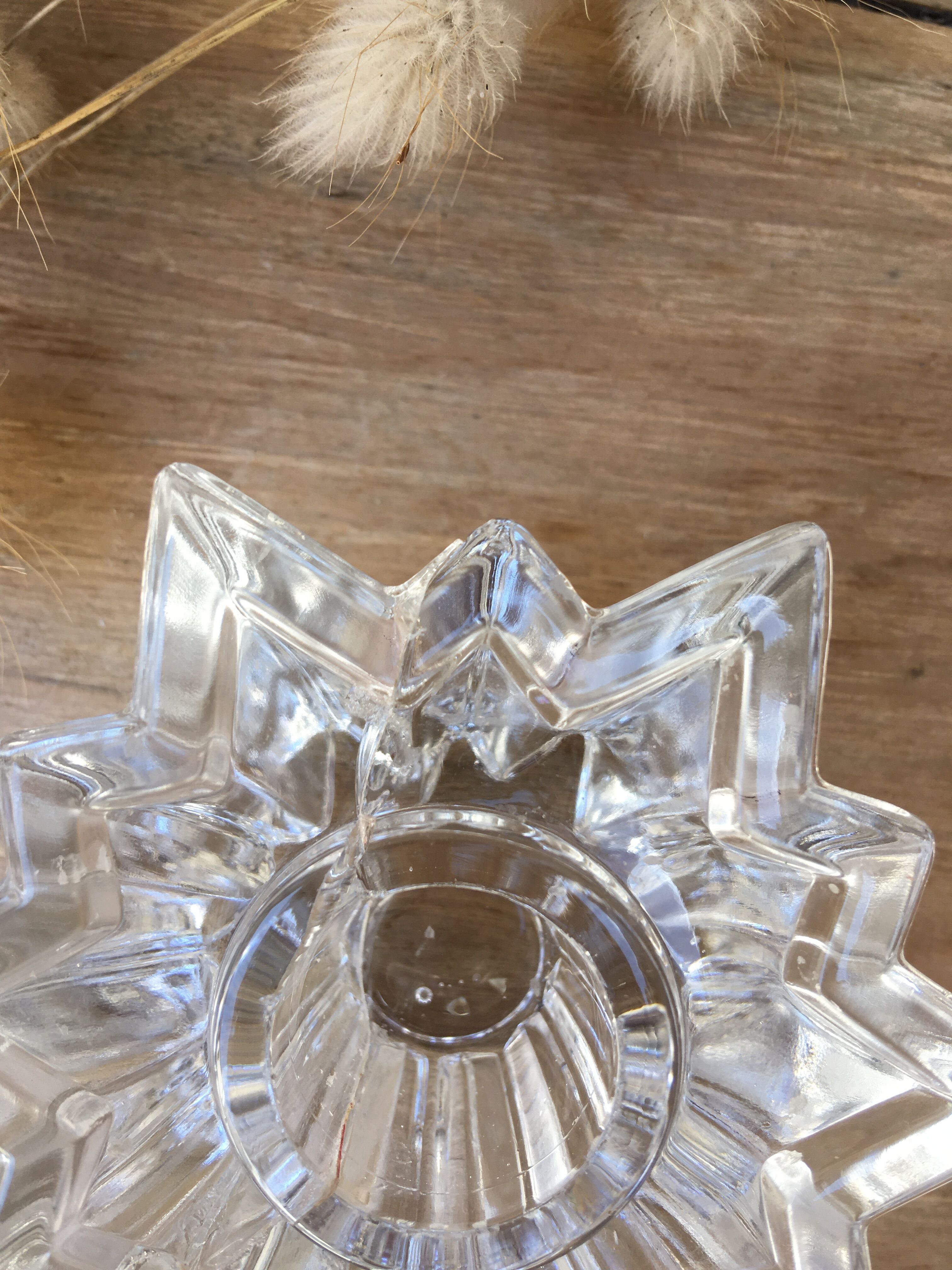 Pair of star candle holders