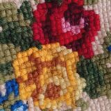 Vintage wool cushion