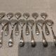 12 silver-plated ice cream scoops, goldsmith Boulenger Regence Berry