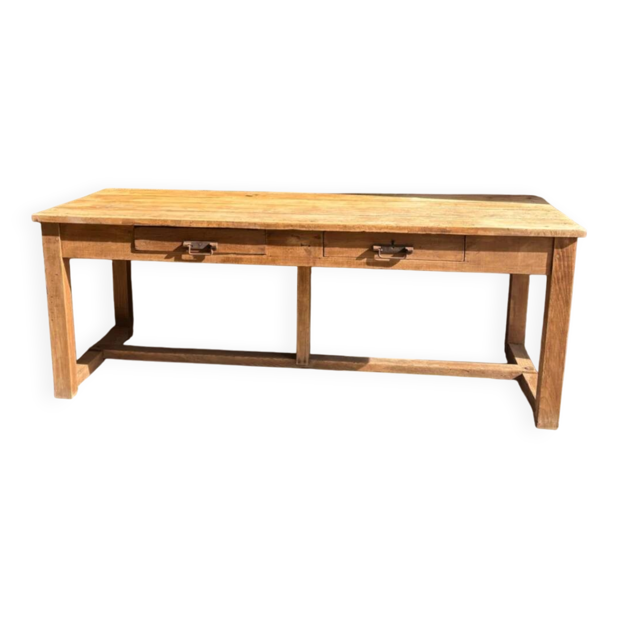 Old large solid wood table