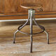 Adjustable industrial stool