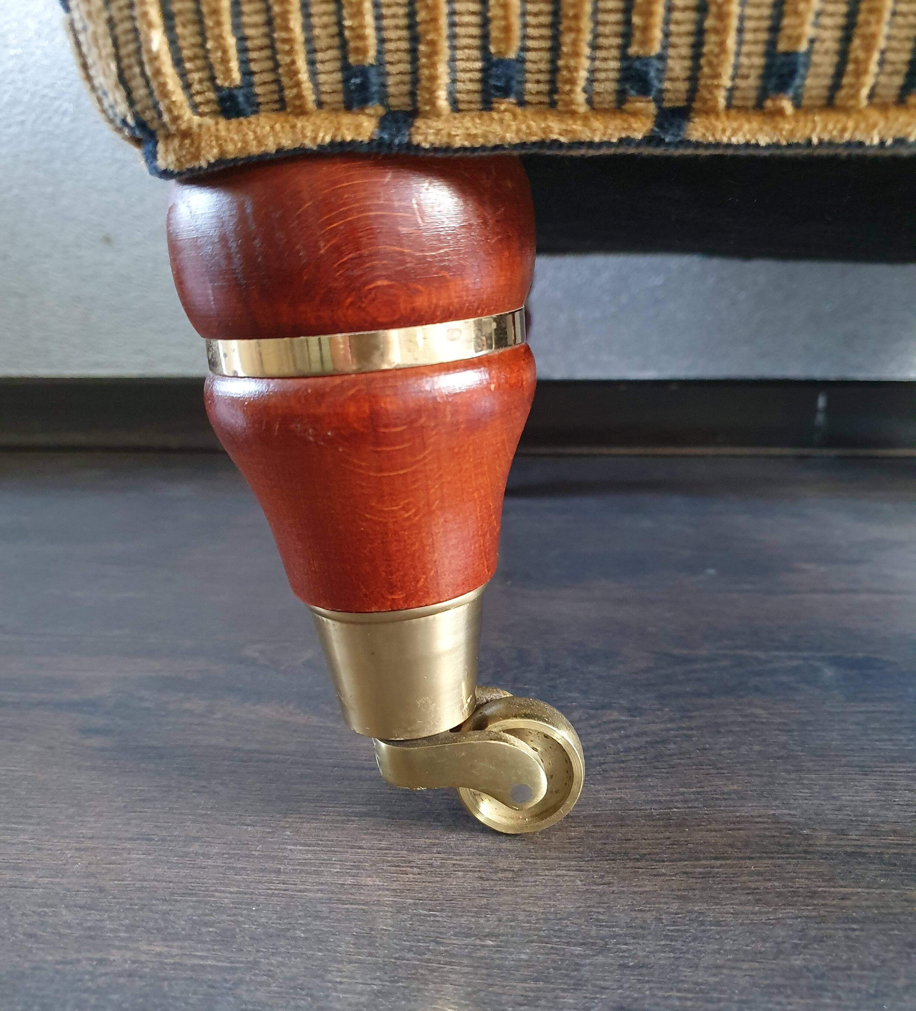 Vintage ottoman from the seventies