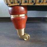 Vintage ottoman from the seventies