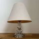 Vintage crystal and chrome lamp, France 1940