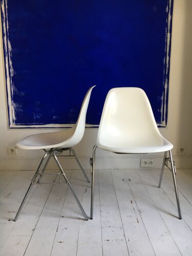 Paire de chaises Dss de Charles et Ray Eames Herman Miller