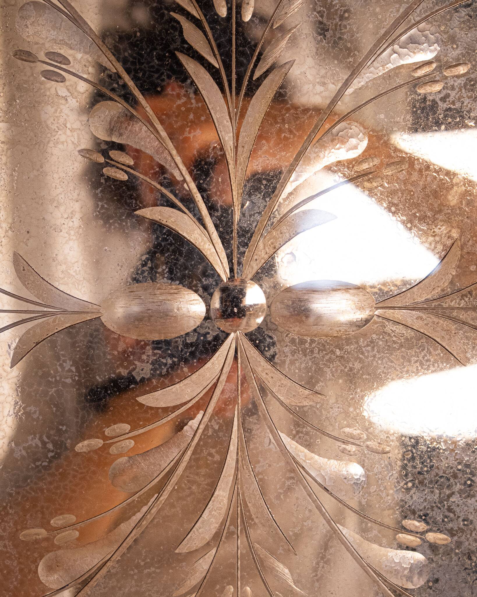 Art Deco wardrobe or cabinet with mirrors, France, 1920-1930s