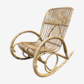 Rocking chair rattan