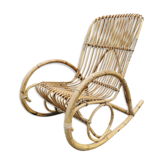 Rocking chair rattan