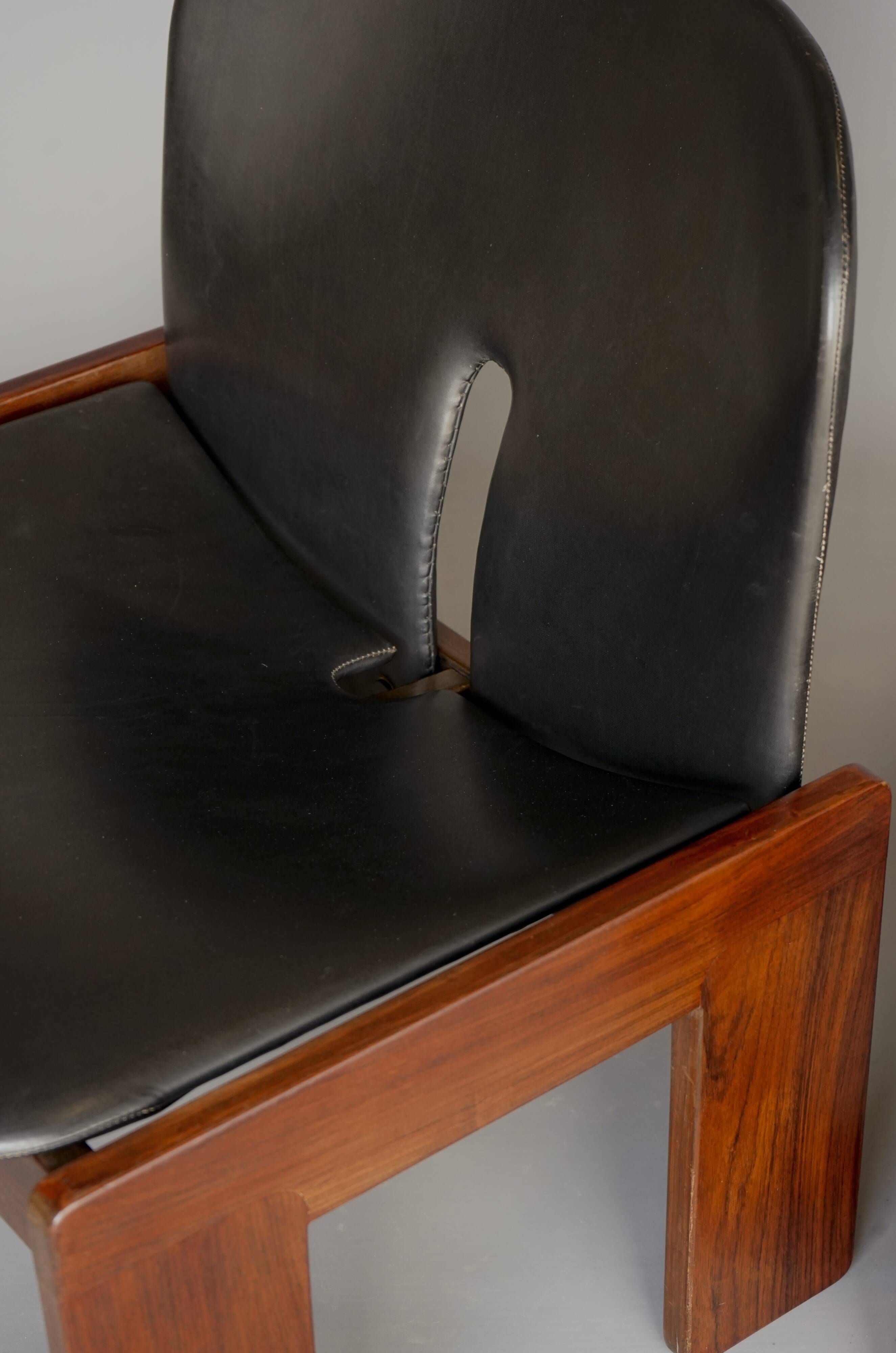 Ensemble de chaises Easy 925 par Afra et Tobia Scarpa pour Cassina, 1966