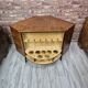 Rare Mid-Century Modern Walnut Corner Bar Cabinet with Revolving Carousel -