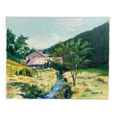 Landscape oil painting