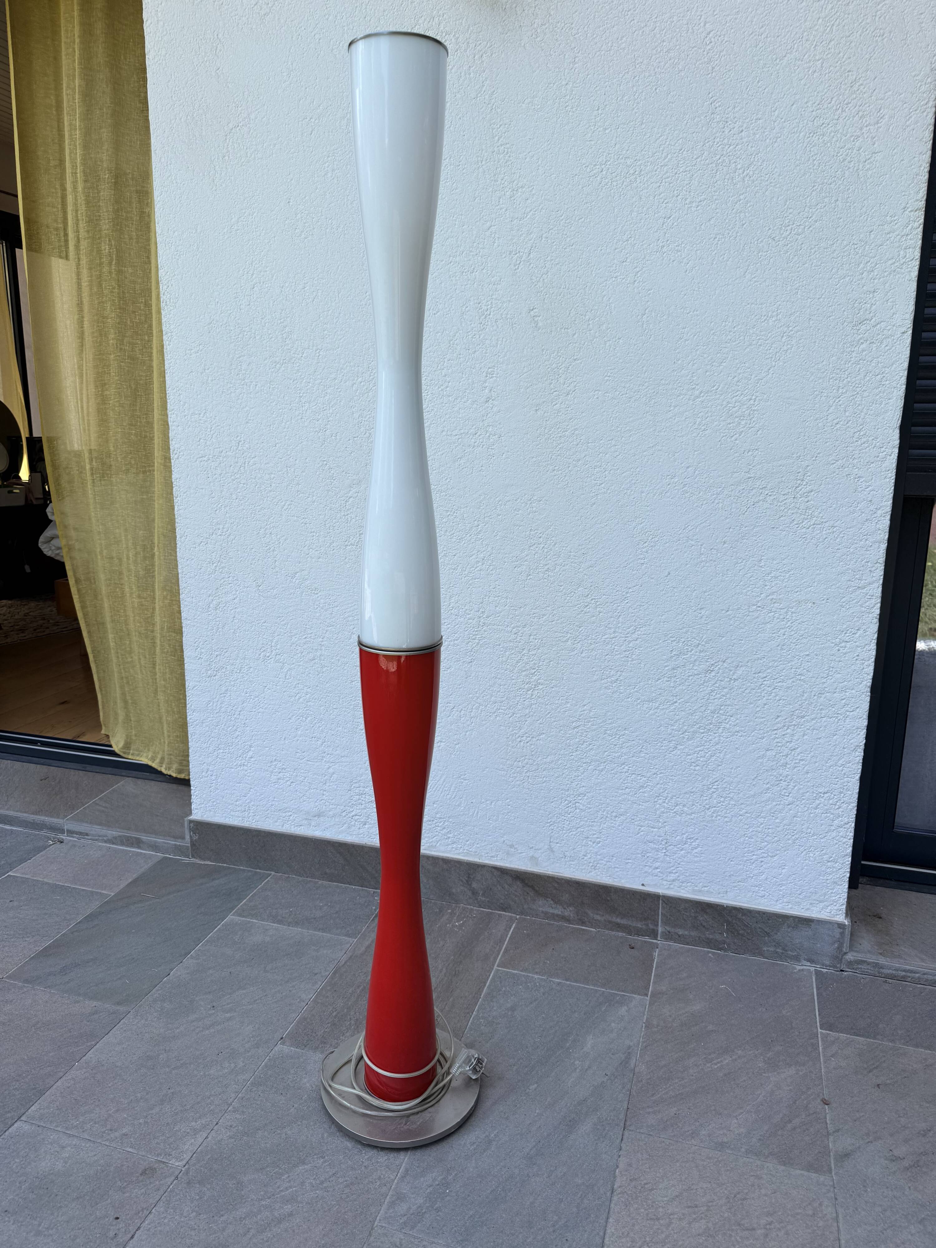Flaver floor lamp vintage Italian Murano design