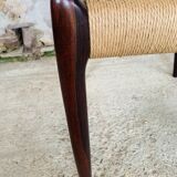 Ensemble de 6 chaises, modèle 78 en palissandre, première édition par Niels Moller, circa 1962-1970