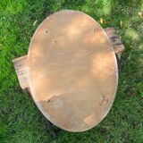 Oval tray mirror