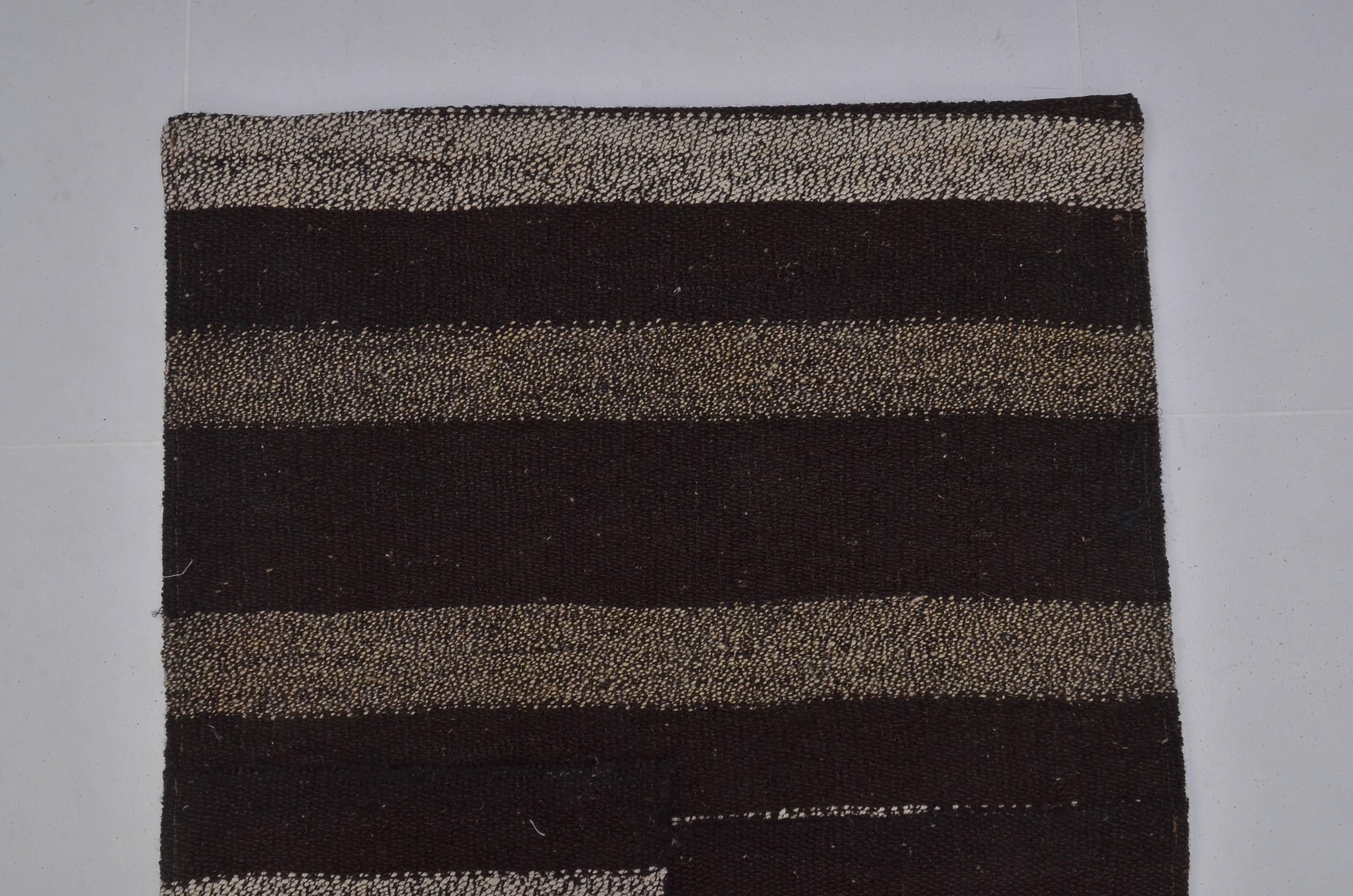 Vintage Anatolian Wool Kilim Runner sku 3958