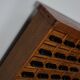 Dutch industrial apothecary cabinet in beech/pine, circa 1950s