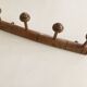 Bamboo coat hook 4 mushrooms