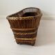 Pot cover in wicker and rattan