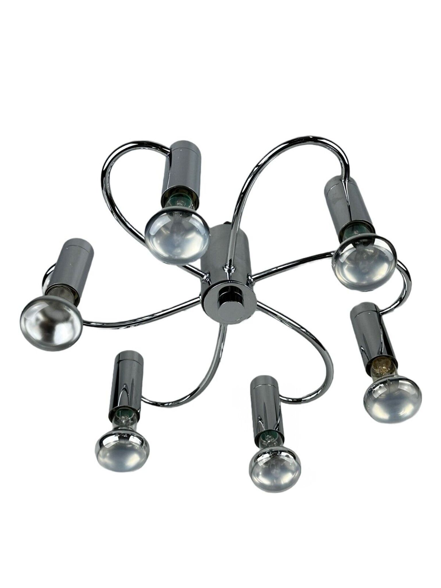 60s 70s Sputnik wall lamp or ceiling lamp by Cosack Leuchten Chrom