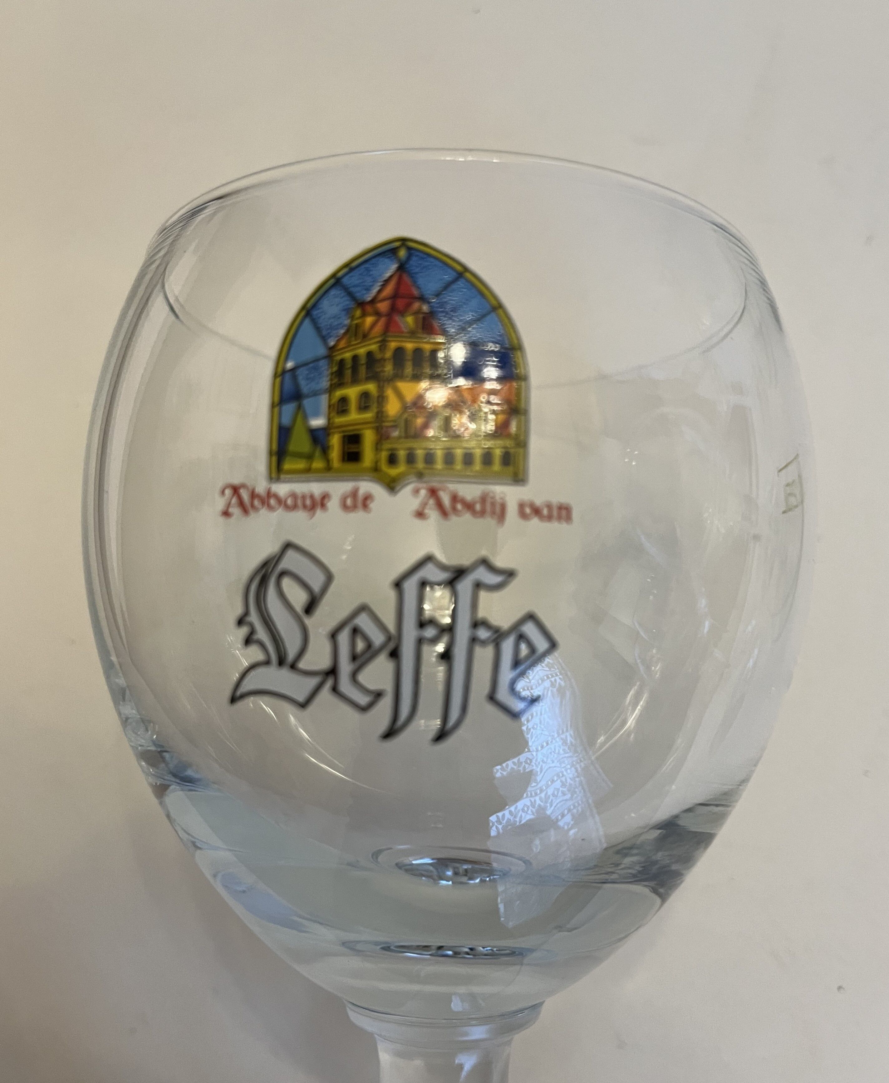 6 Leffe beer glasses