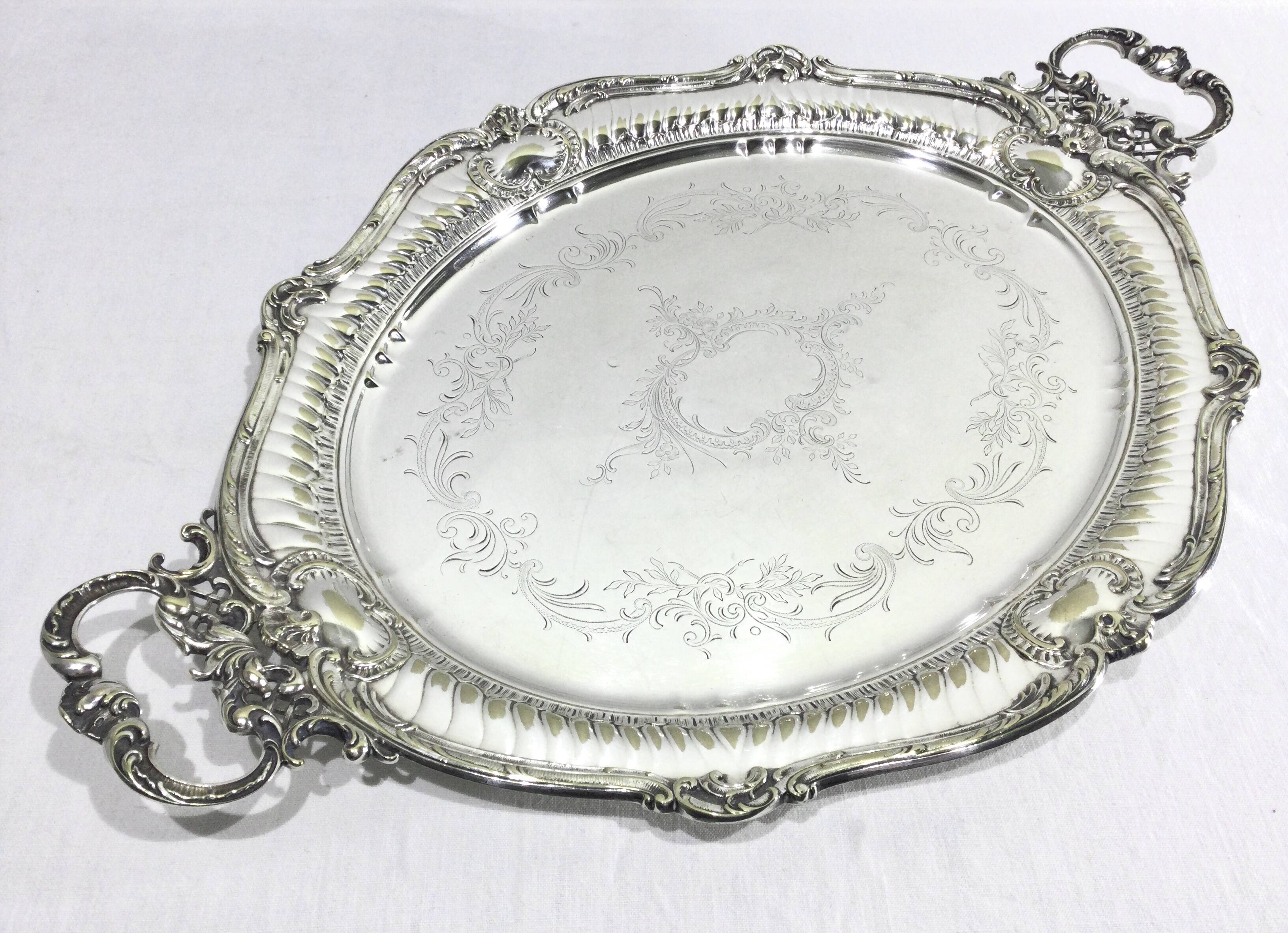 WMF - Silver-plated metal serving tray