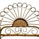Bamboo and rattan headboard, handcrafted on the Côte d'Azur, 1960