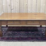 Teak coffee table with 2 drawers, work from the 1950s