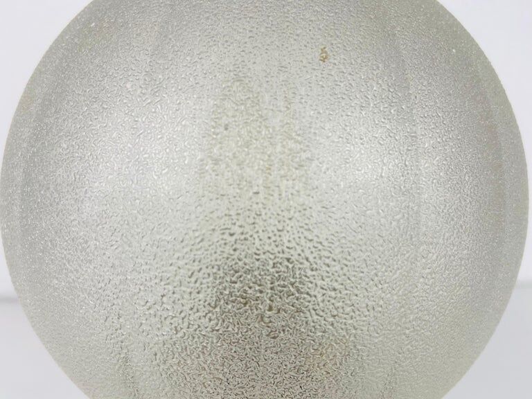 Ice glass desk lamp by Doria Leuchten, 1970