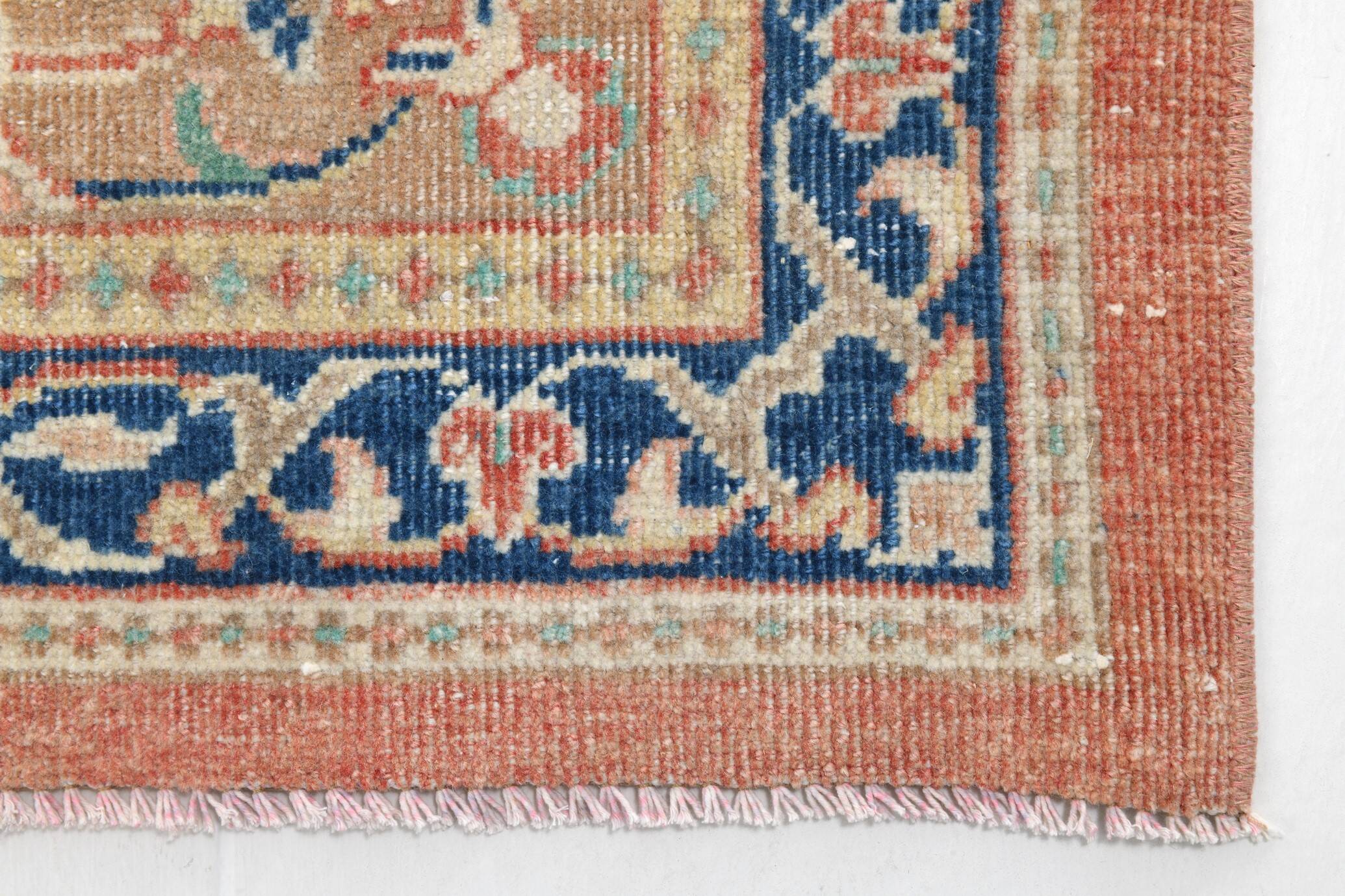 10x13 Tapis Persan Buda Ancien à Médaillon Floral Noué Main, 310x404Cm