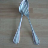Christofle child cutlery in silver metal