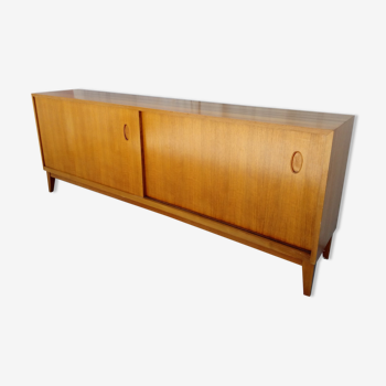 Design Scandinavian sideboard vintage teak 50s