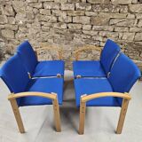 Set of 2 waiting room benches 1980/90