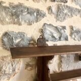 Wooden wall-mounted spice rack