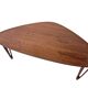 Asymmetrical coffee table 1950, Scandinavian BC Mobler