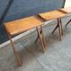 Tables Gigognes en Noyer by Bengt Ruda, Sweden, 1950s, Set of 3