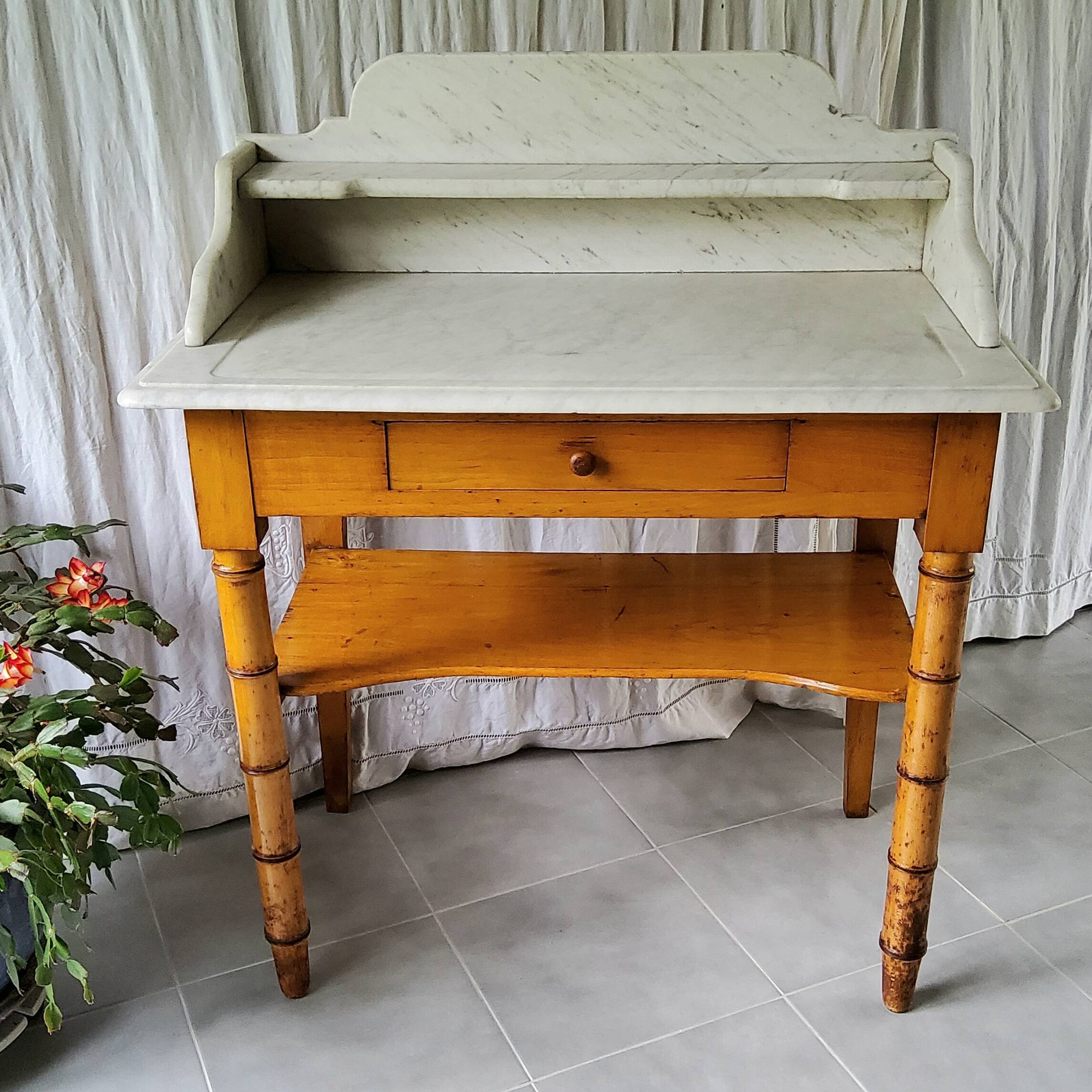 Bamboo style dressing table