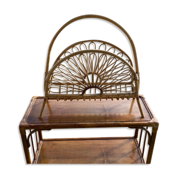 Rattan magazine door