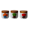 Set de trois pots en céramique Ceramica Franco Pozzi, Milan, Italie, Années 60/70