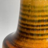 Vintage glazed ceramic amphora vase - west germany