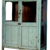 Ancien vaisselier  en teck birman