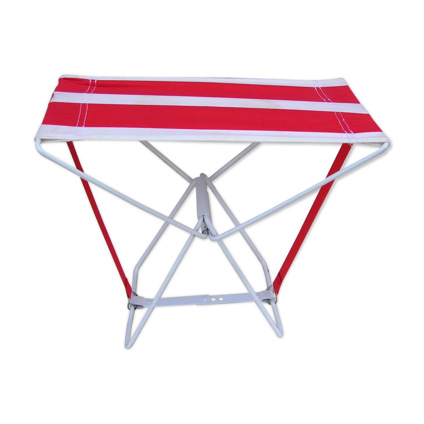 Fishing camping folding stool with transport handles