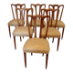 Ensemble de 6 chaises modernes du milieu du siècle, Italie, 1960