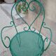 Suite de 4 fauteuils de jardin années 60
