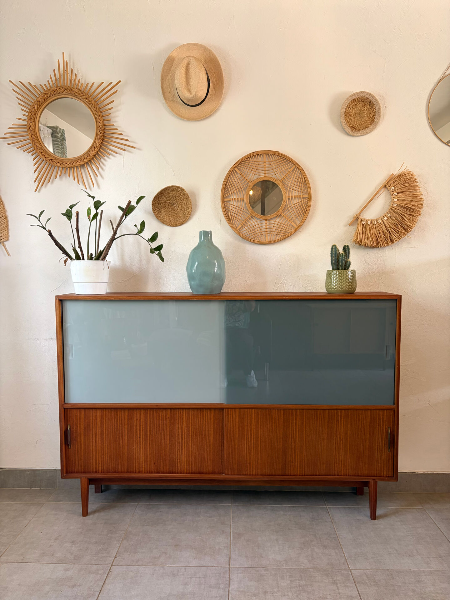 High vintage 1960s enfilade (shallow)