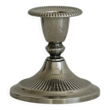 Antique patinated metal candle holder